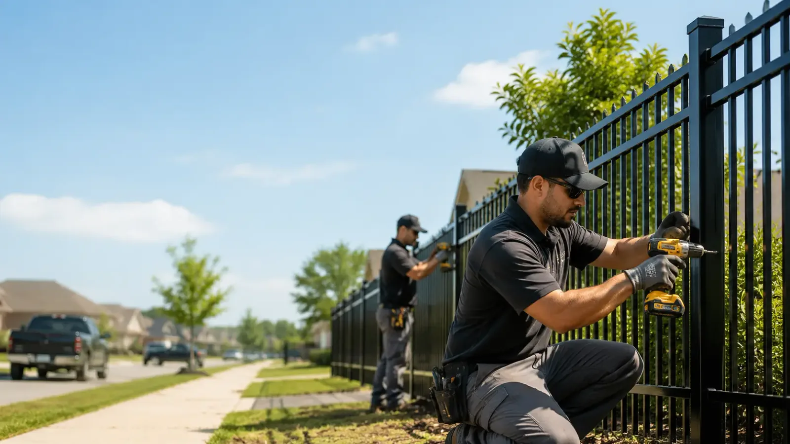 Metal Fence Installation in West Paris, ME